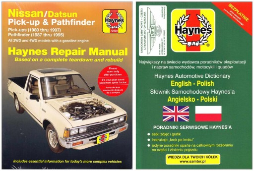 Керівництво по ремонту Nissan Pickup & Pathfinder (1980-97) Haynes + БЕЗКОШТОВНО 24 години