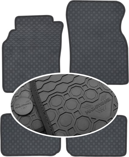 Nissan Primera II P11 1996-2002 гумові килимки PrimeLiner - Чорні