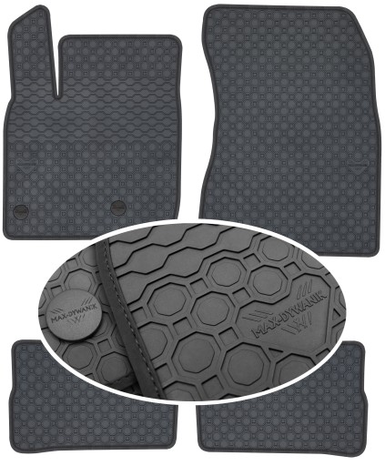 Nissan Qashqai III 2020 - гумові килимки PrimeLiner - Чорні