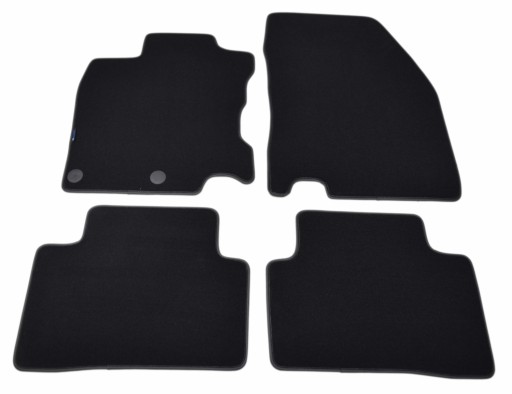 Nissan Qashqai J11 2014-2021 рр Чорні велюрові килимки - Platinum.