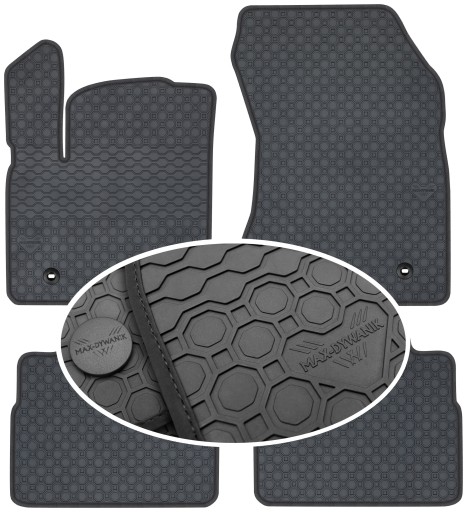 Nissan X-Trail III T33 e-POWER з 2023 року. Гумовий килимок PrimeLiner - Чорний