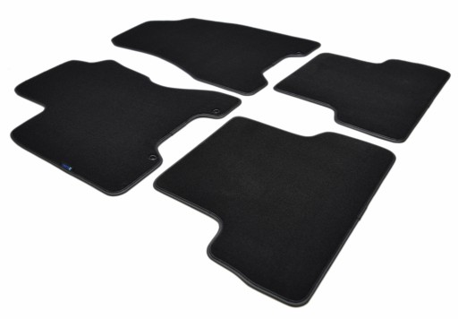 Nissan X-Trail T31 2007-2014 рр Чорні велюрові килимки - Platinum.