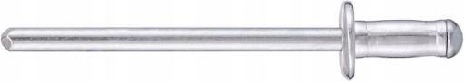 Одностороння заклепка, PolyBulb ал./сталь, головка