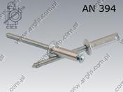 Заклепка плоска головка 4,8×18-Al / St AN 394 (500 шт.)