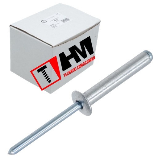 Заклепка алюминиевая вытяжная AL/ST 4,8 x 30 мм 250 шт.