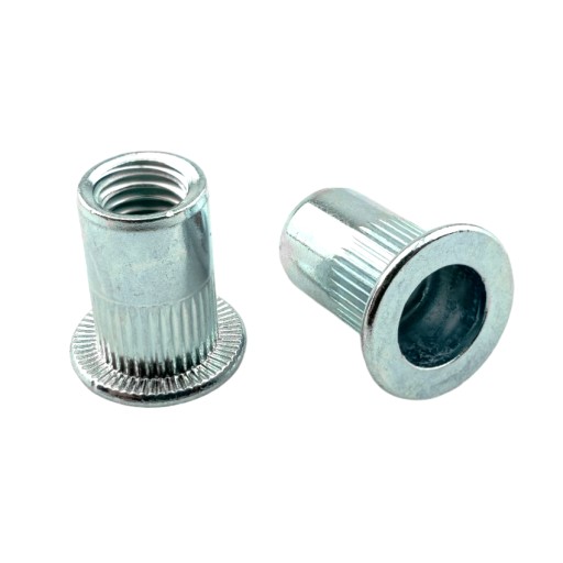 Заклепка-гайка цилиндрическая цилиндрическая М5 (0,25-3,00), оцинкованная - 500 шт.