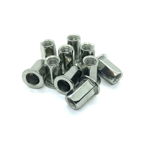 Заклепувальна Гайка з нержавіючої сталі шестигранна M10 100шт