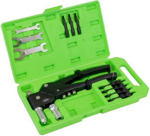 Заклепочник для заклепок 2,4-4,8 и гаек М3-М6.