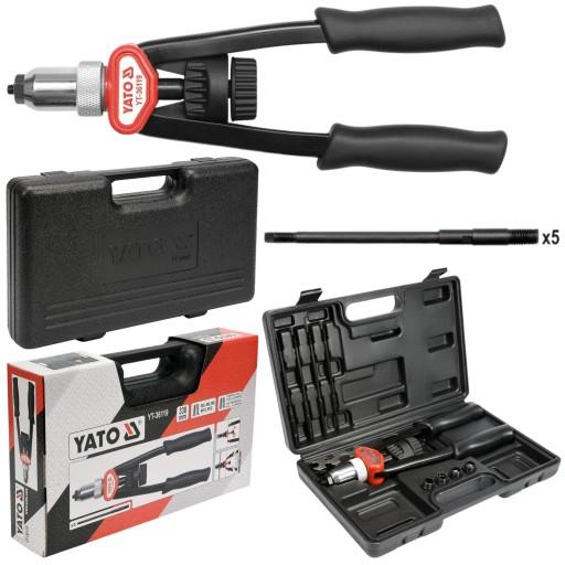 Ручной заклепочник для гаек YATO М5-М12.