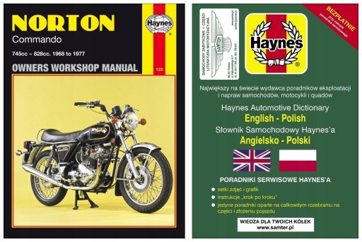 Інструкція з ремонту Norton Commando 750 850 (1968-1977) Haynes + БЕЗКОШТОВНО 24 години