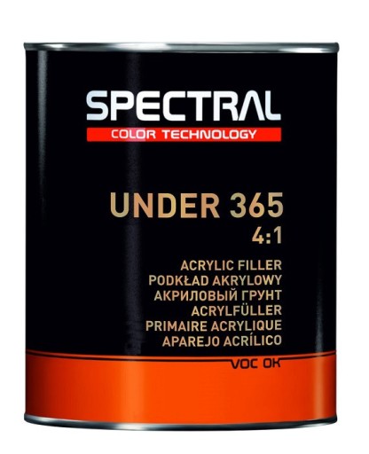 Novol Spectral UNDER 365 P1 Белая акриловая тональная основа 3,5л, набор