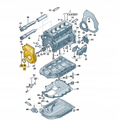 553 0197 10 - Цепь масляного насоса BMW 4 F33 2.0 3.0 F36 2.0 3.0