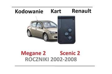 Новая карта Renault Megane 2 Scenic 2 с кодировкой