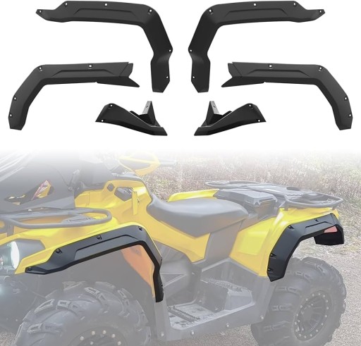 Нові Бризковики розширення overfenders Can-Am Outlander G2L 2015+