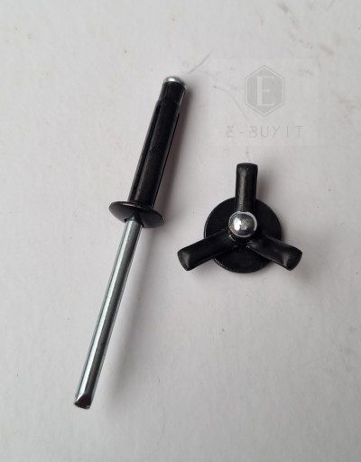 Нові заклепки монтажні заклепки чорний оцинкований 4. 8x24 головка 14 мм