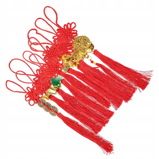 Новогодний кулон Декор для автомобиля Китайская кисточка