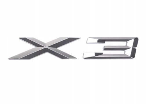 Новая эмблема с обозначением модели BMW X3 OE 51148737319 Original