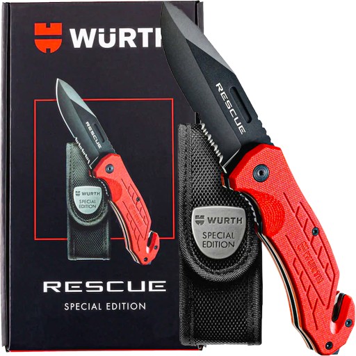 Складний ніж Pocket Knife Special Edition Rescue Super Strong WURTH