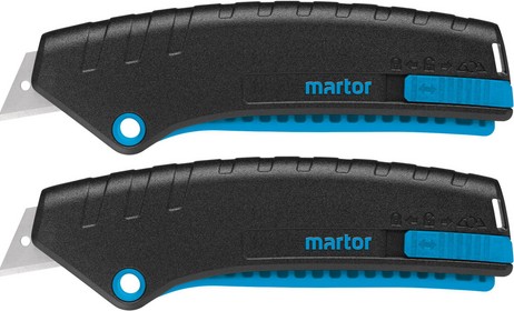 Ніж безпечний Martor Secunorm Mizar зі змінним лезом, чорний х2 шт