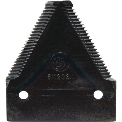 5256112031/25 - Режущий нож для Claas с верхним рифлением,