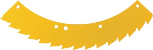 BRTE1Z67746YNPUL2 - Ріжучий ніж жовтий 67746yn