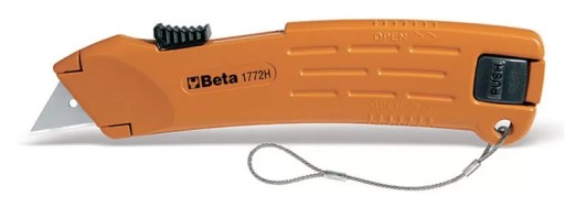 Нож с трапециевидным лезвием для работы на высоте, набор выдвижной, 2 лезвия