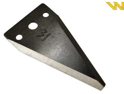 WKZ105X2.7 - Нож уборочный с гладкими лезвиями и боковой планкой для рапса