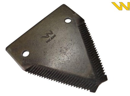 WKZ84X3NH - Нож для сбора урожая с зазубренными лезвиями на верхней части ножевой ленты.