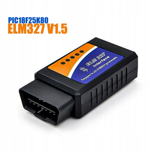 OBD2 ELM327 V1. 5 Bluetooth адаптер с PIC18F25K80