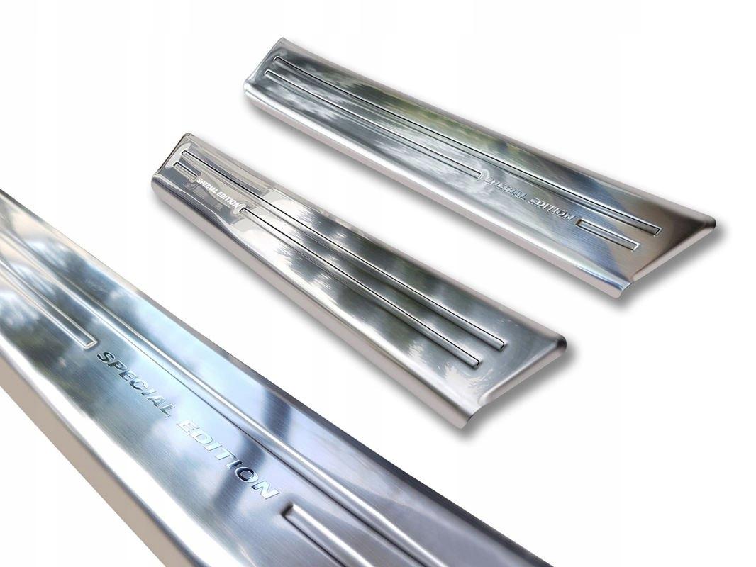 ЗАХИСНІ НАКЛАДКИ НА ПОРОГИ PEUGEOT PARTNER 3 + 2018