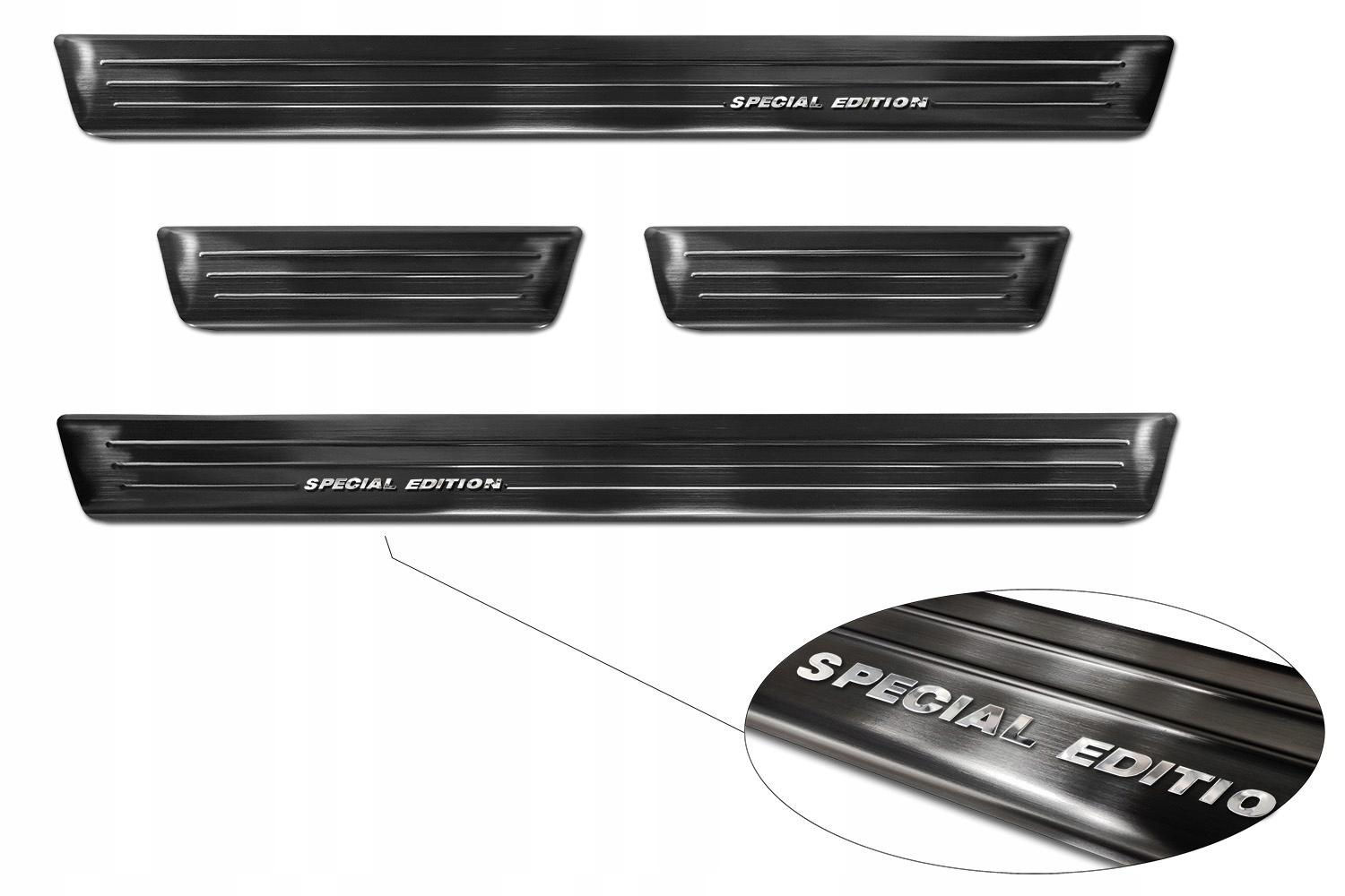 ЗАЩИТНЫЕ НАКЛАДКИ НА ПОРОГИ SKODA FABIA 4 HATCHBACK