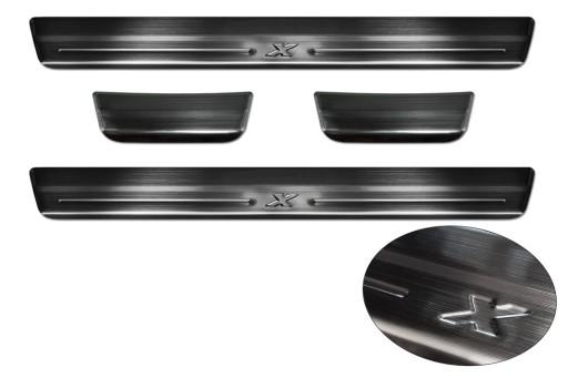 ЗАХИСНІ НАКЛАДКИ НА ПОРОГИ TOYOTA AYGO X 2022-