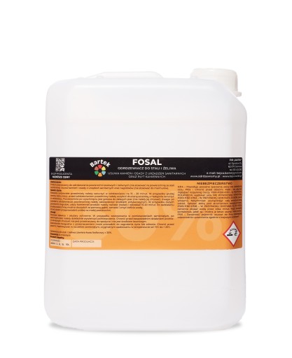 FOSAL FOSOL RUST REMOVAL 10L ДІЄ ЗА 15 ХВИЛИН