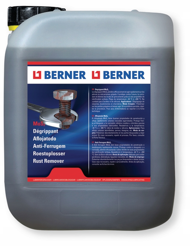 MoS2 5L BERNER средство для удаления ржавчины