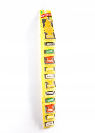 Освежитель воздуха рождественская елка аромат WB 24шт ваниль, черная классика, с