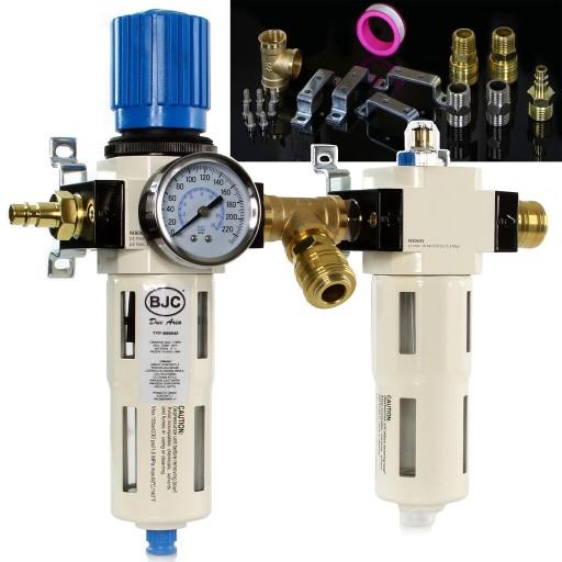 СЕПАРАТОР ПОВІТРЯНИЙ ФІЛЬТР РЕДУКТОР МАСЛИНКА 1/2 16бар РЕГУЛЮВАННЯ ТИСКУ