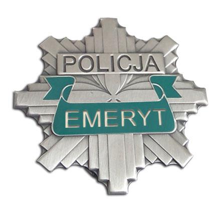 Полицейский значок пенсионер / звезда полиция 997