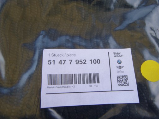 OE BMW 51477952100 ФИТИНГИ СЕТКИ БАГАЖНИКА БАГАЖНИК