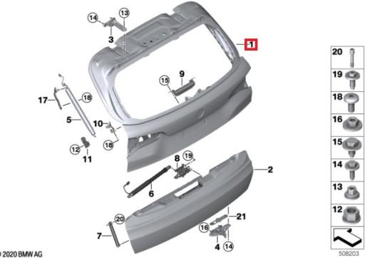 Крышка 1/2 для гайки подшипника KM8 58mm KING TONY