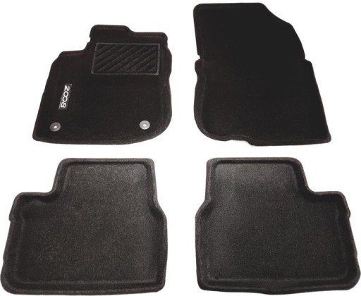 1611080080 - КОМПЛЕКТ ВЕЛУРОВЫХ КОВРИКОВ OE PSA PEUGEOT 2008 И 2012-