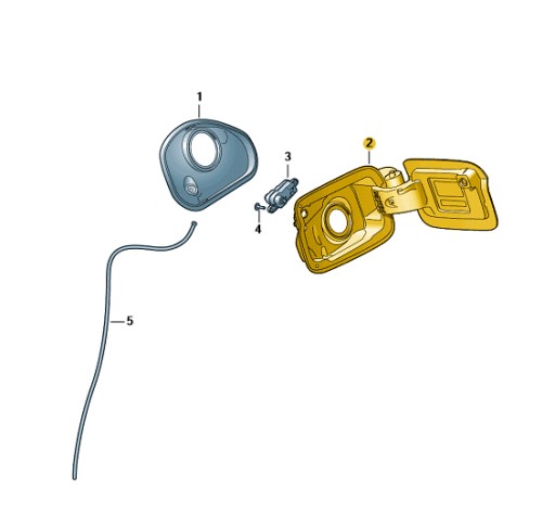OE SEAT IBIZA ОТКИДНАЯ КРЫШКА ТОПЛИВНАЯ КРЫШКА 6F0809905J