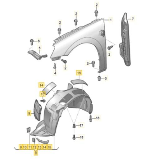 13079 - A set of footrests Front Honda CBR1000F