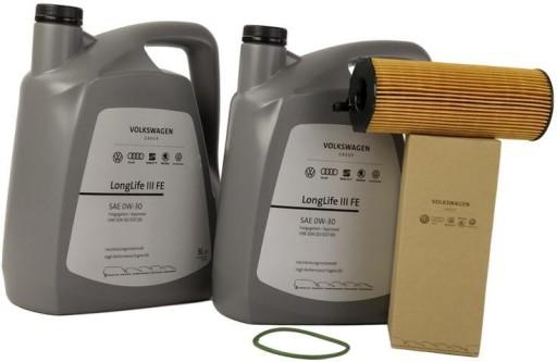 OE VAG ФІЛЬТР + МАСЛО 0W30 10L AUDI Q7 4L 4.2 TDI