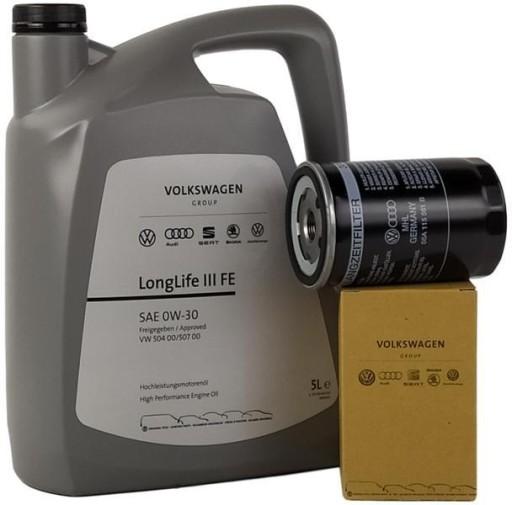 OE VAG ФИЛЬТР + МАСЛО 0W30 5L AUDI 100 C4 2.6 S4