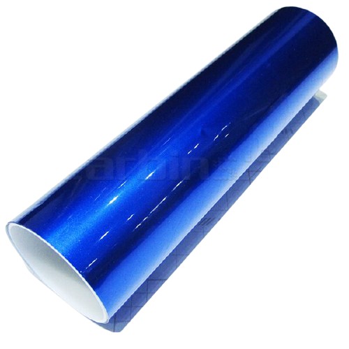 ШПОН ФОЛЬГИ СИНИЙ МЕТАЛЛИЧЕСКИЙ ХРОМ 152см