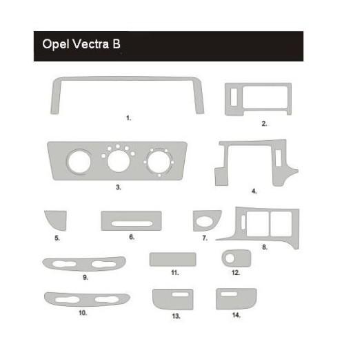 ШПОН КАБИНЫ, ШПОНЫ OPEL VECTRA B 95-01 -50%