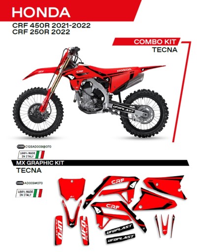 AD009070 - ОБЛИЦЮВАННЯ ДЛЯ МОТОЦИКЛА HONDA CRF 250R 22; 450R 21-22