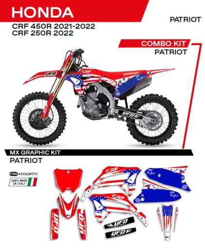AD042070 - ОБЛИЦЮВАННЯ ДЛЯ МОТОЦИКЛА HONDA CRF 250R 22; 450R 21-22