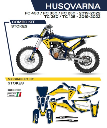AD011087 - ОБЛИЦОВКА ДЛЯ МОТОЦИКЛА HUSQVARNA TC 125/250 ' 19 - '22