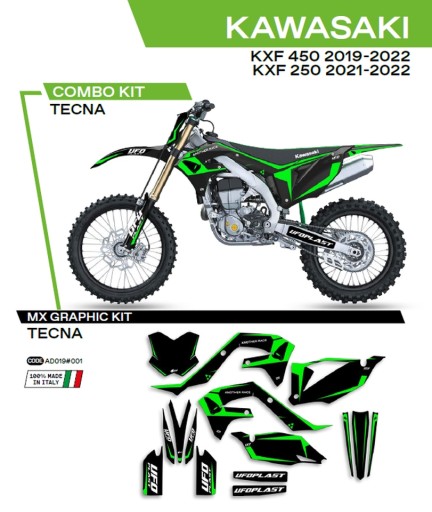 AD019001 - ШПОН ДЛЯ МОТОЦИКЛА KAWASAKI KXF 250 '21-'22